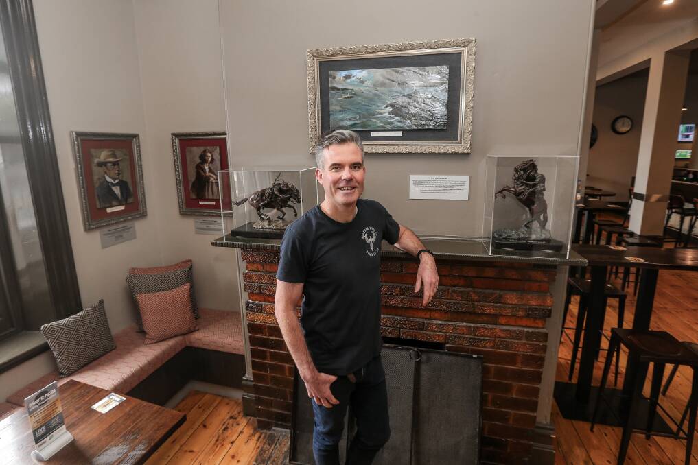 'FANTASTIC': The Cally Hotel owner Lucas Reid is excited about the state government's announcement to allow people to dine in at pubs, cafes and restaurants from next month. 