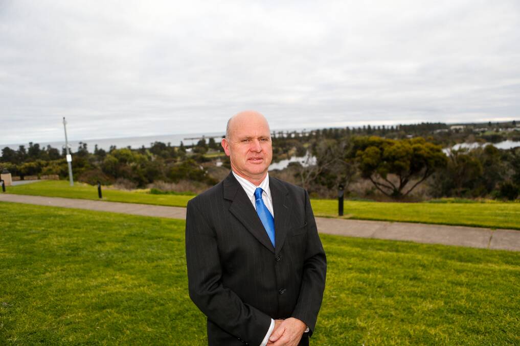 Grassmere veterinarian and farmer Michael McCluskey will stand as an independent candidate for South West Coast at the state election. He plans to highlight issues "continually being overlooked". Picture by Anthony Brady