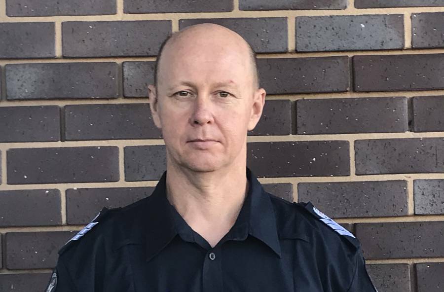 South-west police road safety adviser Senior Sergeant Matt Wheeler.