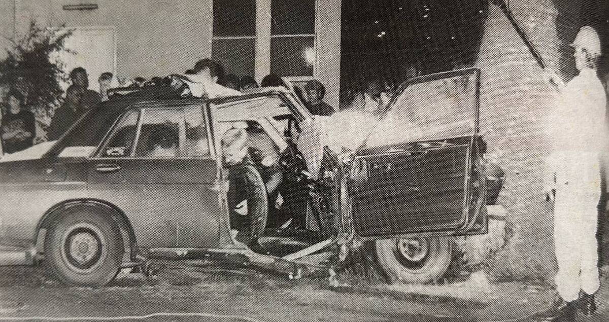 There were six teenagers in the car that crashed at Pertobe Road in November 1993. 
