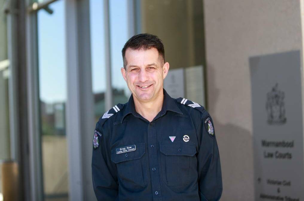 South-west family violence unit court liaison officer Leading Senior Constable Greg Kew. 