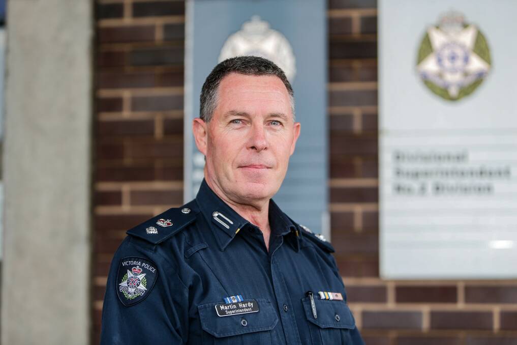Victoria Police western region division two Superintendent Martin Hardy.
