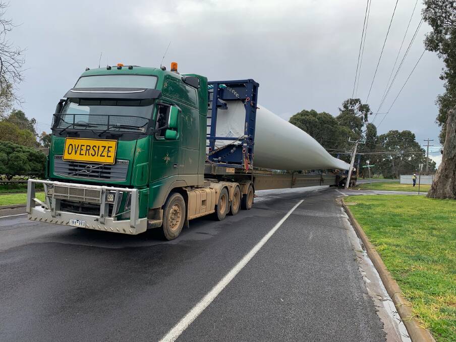 CLOSED: Emergency services are directing traffic away from the Maroona-Glenthompson Road after a truck hit a power pole at at Glenthompson. Picture: Southern Grampians Police Service Area