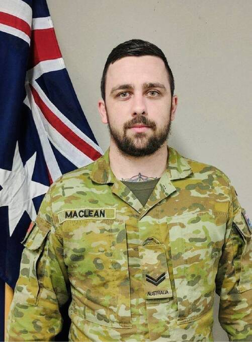 'CHALLENGING': Beau MacLean was in a dark place after being discharged from the ADF but is now "doing OK".
