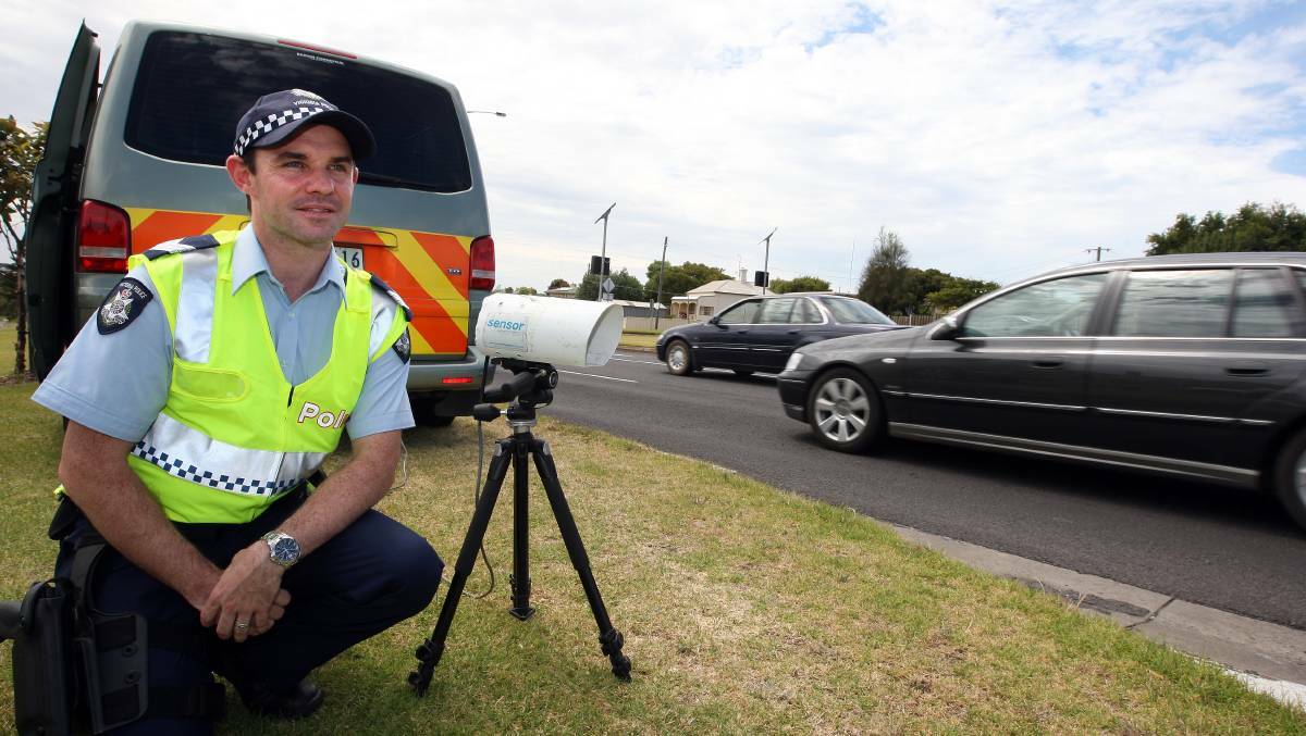South-west police road safety manager Senior Sergeant Chris Asenjo.
