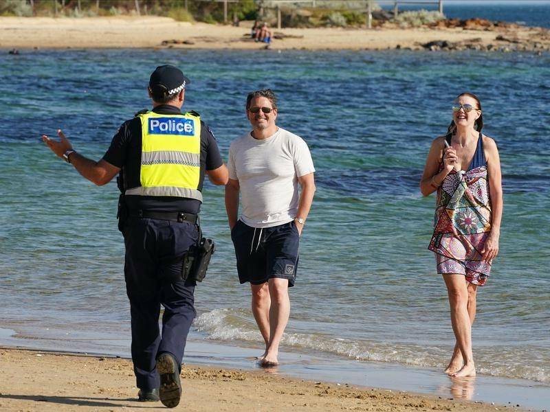 Tighter restrictions are in place to prevent last weekend's scenes of people flocking to Victorian beaches.