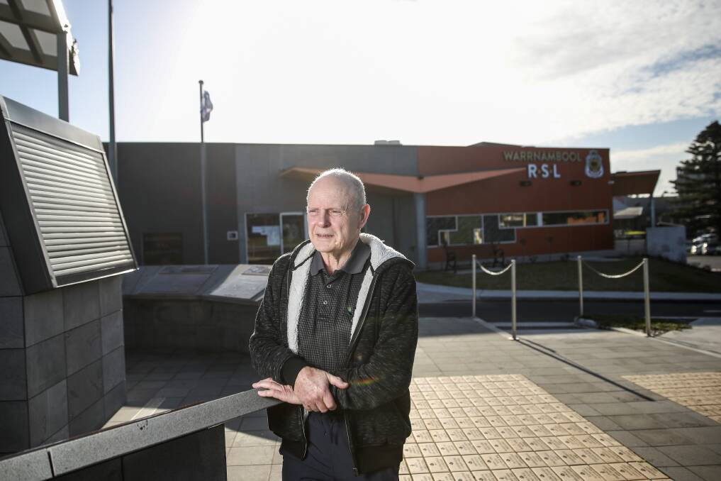 'FRUSTRATING': Warrnambool Vietnam veteran Brian Mathers says watching the chaos unfold in Afghanistan is like watching history repeat itself. Picture: Morgan Hancock