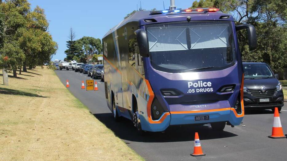 WARNING: Police alcohol and drug testing buses will be out in force this weekend.