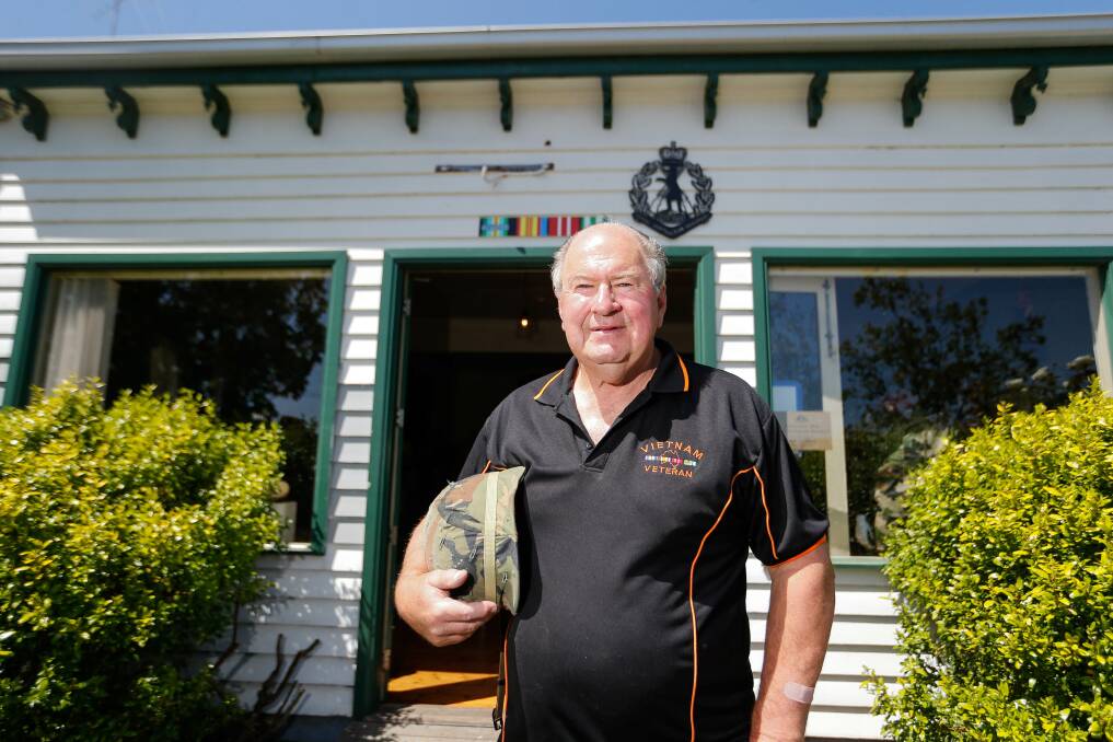 BACK IN ACTION: Greg Carter has reopened his war veterans retreat at Macarthur after coronavirus restrictions forced him to close for months. Picture: Anthony Brady