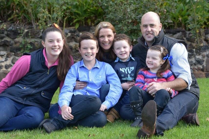 FAMILY: Naomi and Mark Phillips with their four children Abbey, 16, Riley, 13, and six-year-old twins Matilda and Hamish. 