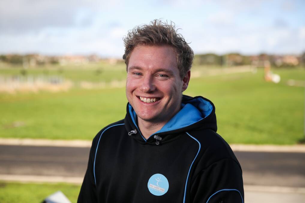 PASSIONATE: Warrnambool's James Chittick launched his business Link With Me just weeks before the coronavirus pandemic hit in 2020. He says he loves seeing his clients grow and become more independent. Picture: Morgan Hancock