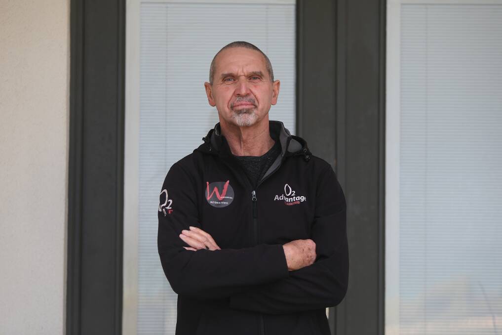 MAD: Warrnambool 24/7 Gym owner Stuart Roe, outside his house, is reeling about having to revert to stage three restrictions, forcing him to shut his gym again. Picture: Mark Witte