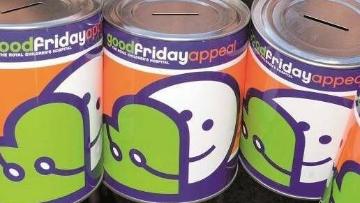 Heartless woman steals Good Friday Appeal charity tins