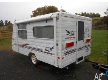 Police have released images of a caravan similar to the one stolen from North Warrnambool home on Saturday. 