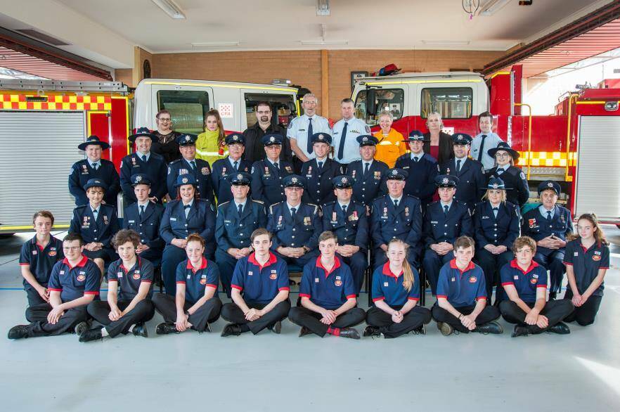 MILESTONE: Hamilton Fire Brigade's annual member photo in 2019.