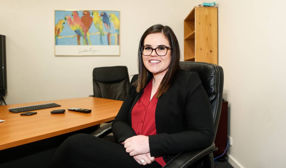 Warrnambool's Jess Mulcahy is transitioning from a legal assistant to a lawyer at Brown McComish Solictors. 