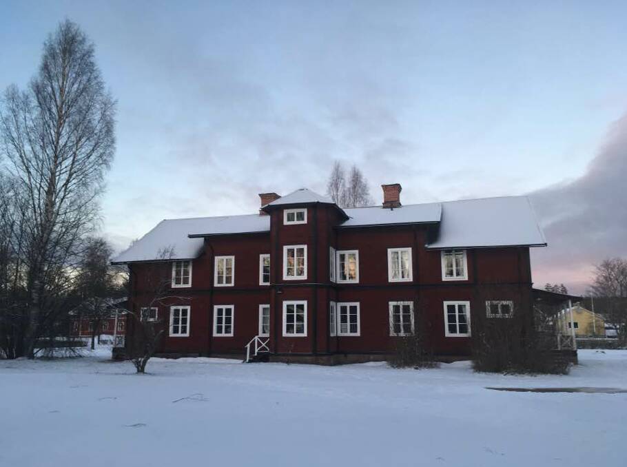 COLD: A photo of Sweden, snapped by Rolf Castor and sent to Warrnambool police Detective Senior Sergeant Asenjo.