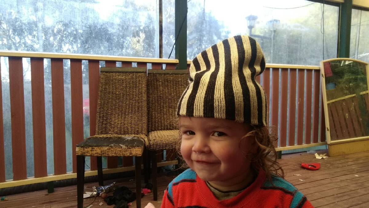 Heart breaking: Nullawarre's Yajkiehn Clarke, 2, died in a fire on March 13. Permission was granted by the family to publish this photograph.