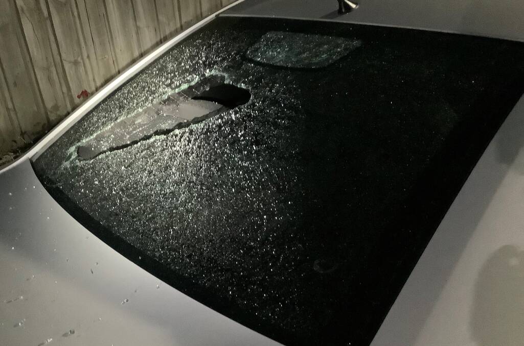 Police are appealing for information after a vehicle was signifcantly damaged in Colac's Wilson Street.