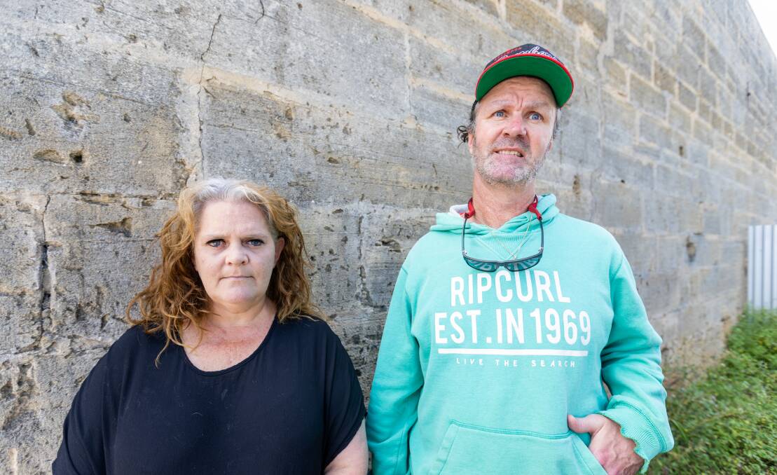 Warrnambool's Rae Currie and Glenn Heazlewood have both been impacted by road trauma. They're calling for more education in schools and sporting clubs, and more responsibility taken by drivers. Picture by Eddie Guerrero 