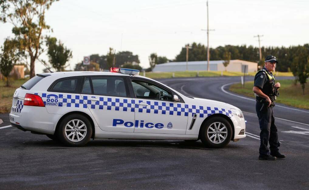 FATAL: Police closed the Hopkins Highway in both directions near Philmore Road after a fatal collision at Bushfield in March 2020. Picture: Anthony Brady