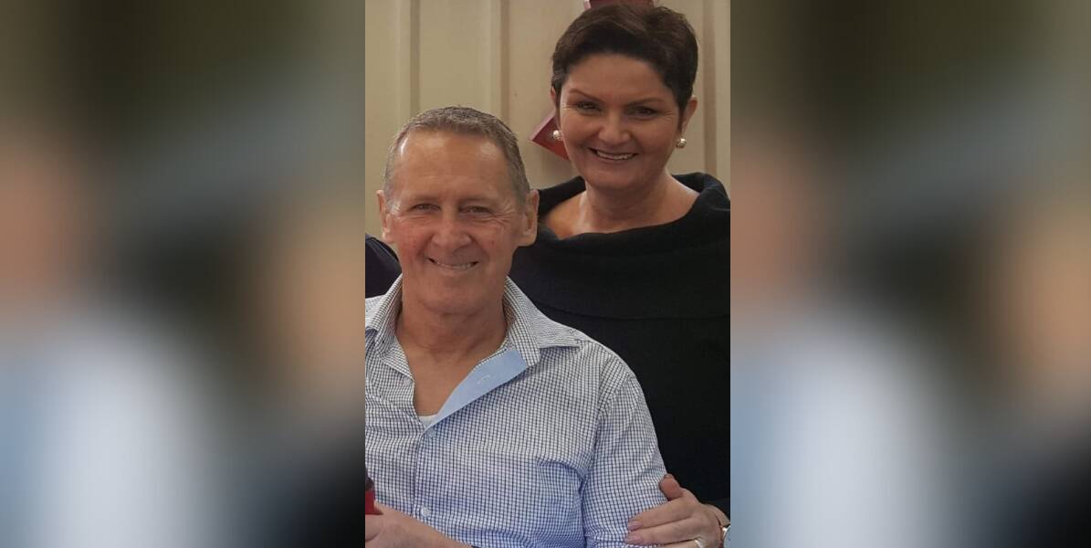 Sunbury's Joanne Malone is searching for a Warrnambool family who supported her at the Royal Melbourne Hospital while her late husband Peter was undergoing treatment in 2019. Picture: Supplied