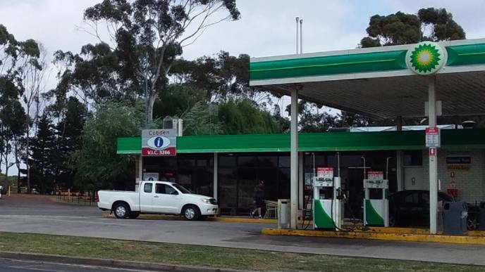 The Cobden BP Roadhouse service station.