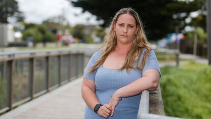 'HUMILIATING': Tegan is a single mother who has applied for hundreds of rental properties but is still yet to find a home. Picture: Anthony Brady