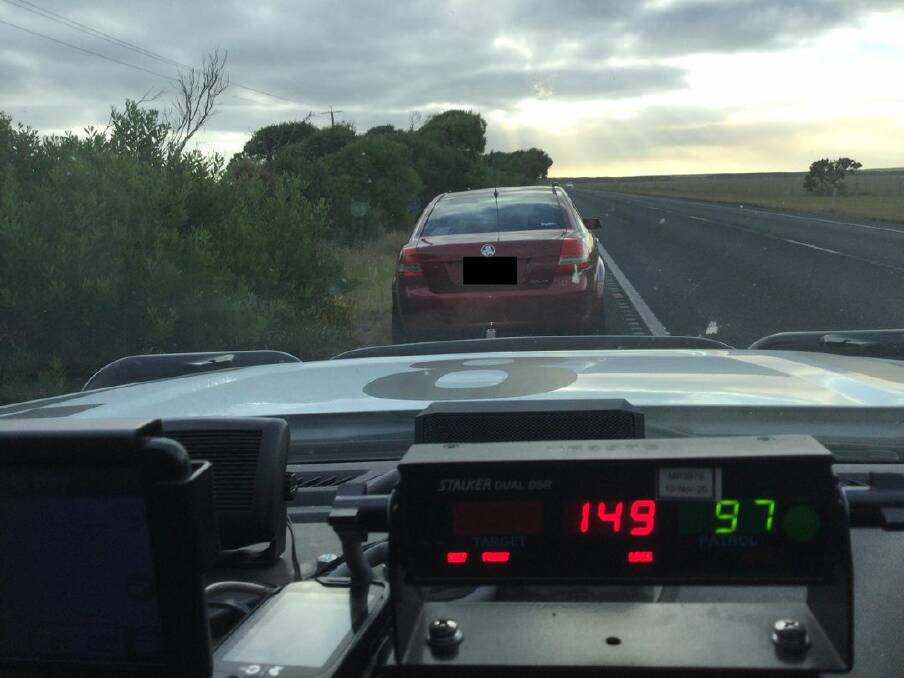 OFF THE ROAD: P-plater clocked at 149km/ on Princes Highway.