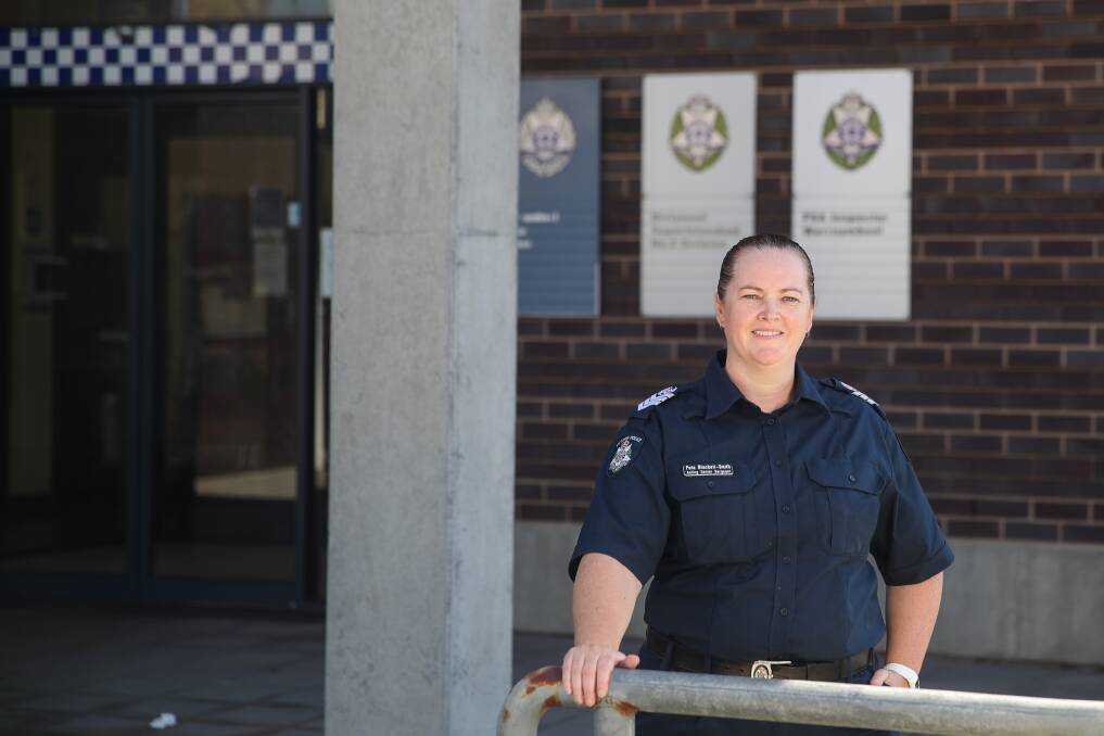 IMPROVEMENTS: Warrnambool police Acting Senior Sergeant Peta Blackett-Smith believes a better understanding of improved workplace flexibility has enabled more women to remain in the police force. Picture: Morgan Hancock