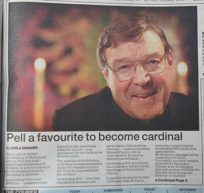 Cardinal George Pell: a life in the news