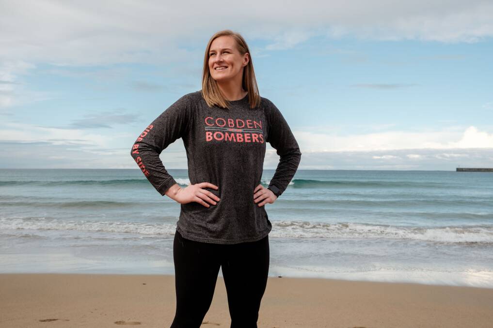 SECOND NATURE: Cobden netballer Nadine McNamara, who lives in Warrnambool, says volunteering is important to her. Picture: Chris Doheny 