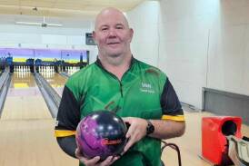Port Fairy-based Shane Griffiths bowled his maiden 300-game on Thursday, May 2 during a tenpin competition in Warrnambool. Picture supplied 