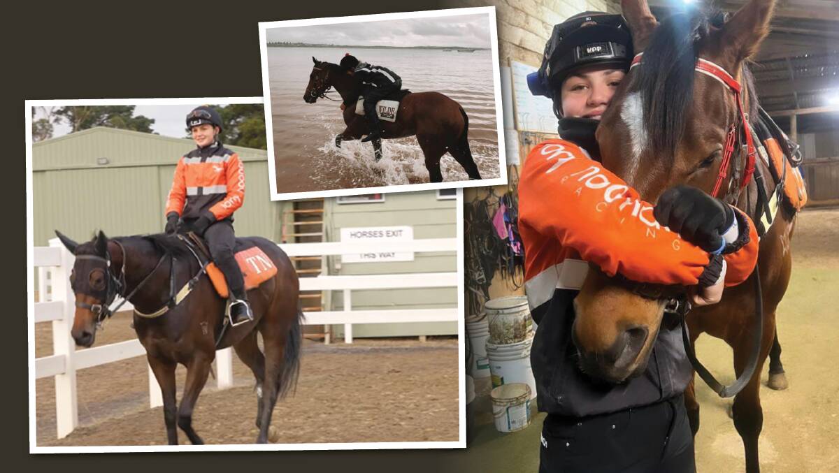 GOING PLACES: Former Koroit resident Dakotah Keane is enjoying her foray into the horse racing industry. 