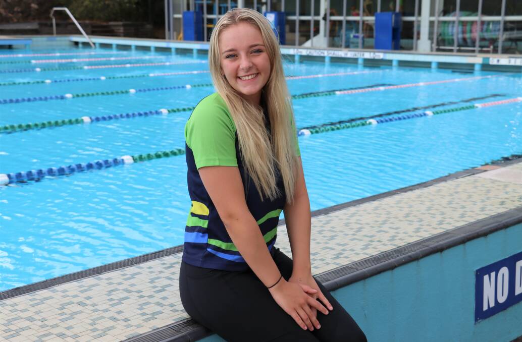 READY TO RACE: Mikayla Bond will represent Warrnambool at the Swimming Victoria sprint championships in Melbourne. Picture: Justine McCullagh-Beasy 
