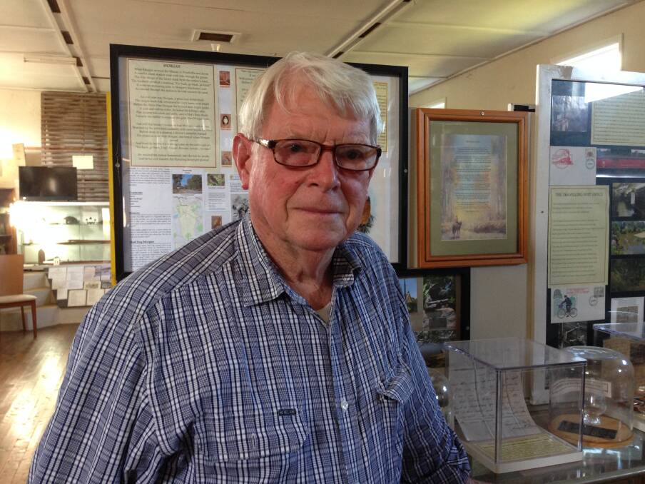 PRIDE AND JOY: Alf Cantrell in his Banjo Paterson-inspired museum in New South Wales. 
