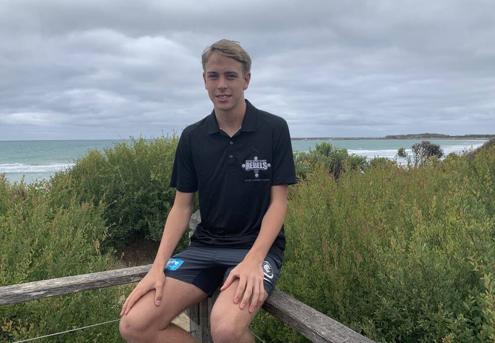 GAME TIME: North Warrnambool Eagles footballer Jett Bermingham wants to play for his home club to build form and strike a case for NAB League opportunities.
