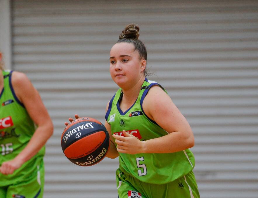EMERGING: Mia Mills, 15, is a crucial part of the Warrnambool Mermaids' roster. Picture: Anthony Brady 