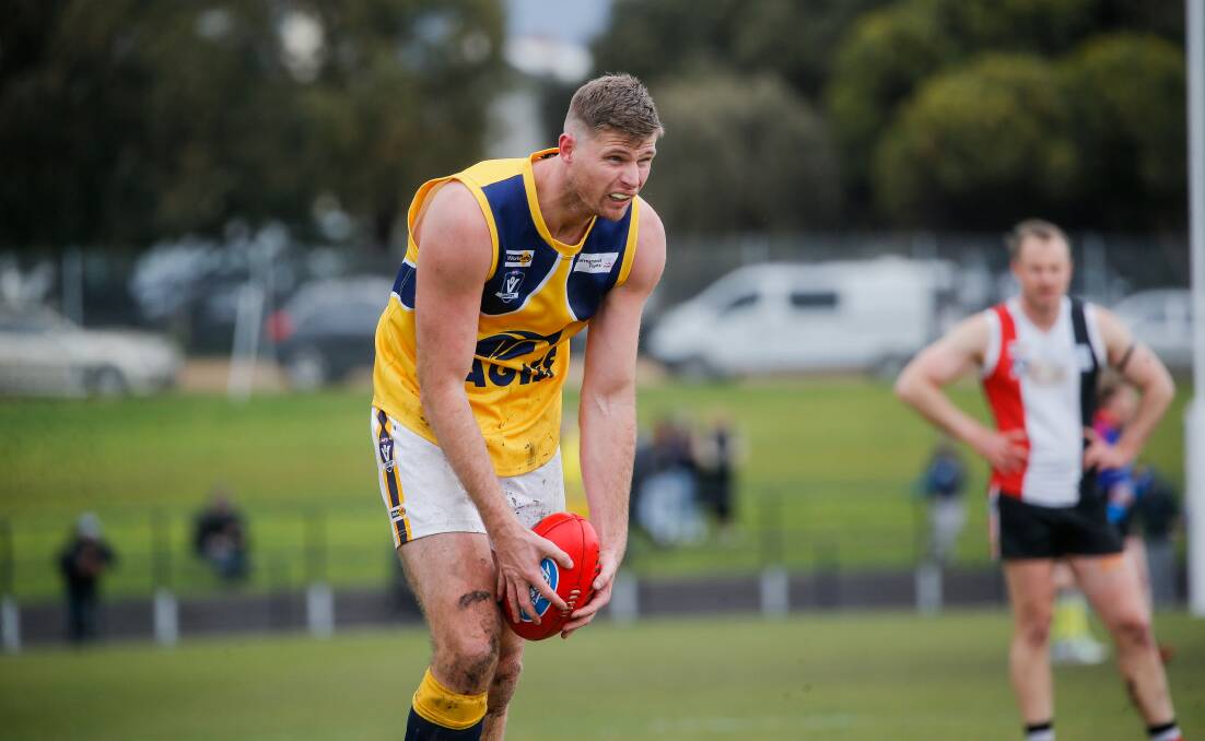 Nathan Vardy's North Warrnambool Eagles will play two home games at Reid Oval in 2023. Picture by Anthony Brady 