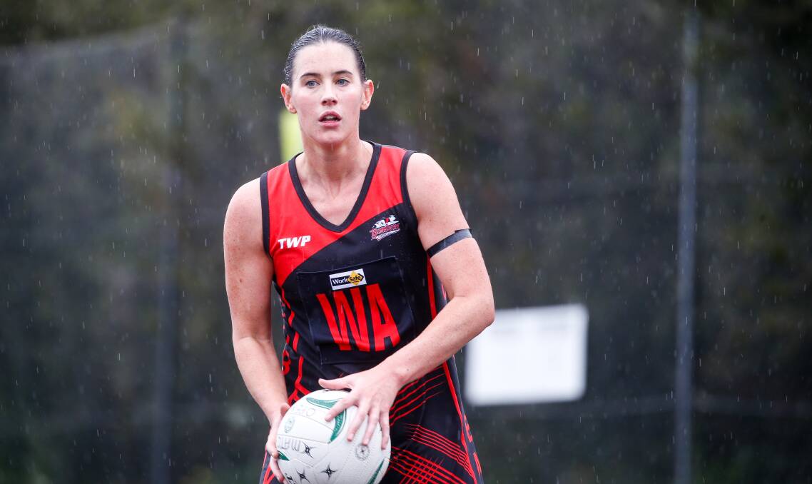 SIGNING ON: Cobden coach Sophie Hinkley has recommitted to the club for the 2022 Hampden netball season. Picture: Anthony Brady 