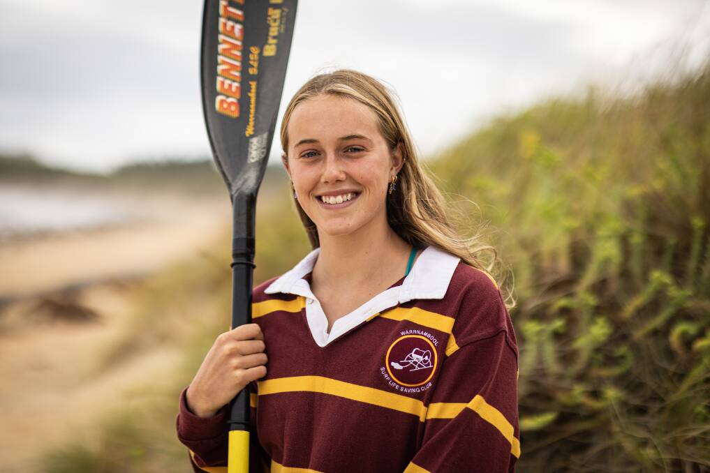 Mia Cook, pictured in 2023, is passionate about surf life saving. Picture by Sean McKenna 