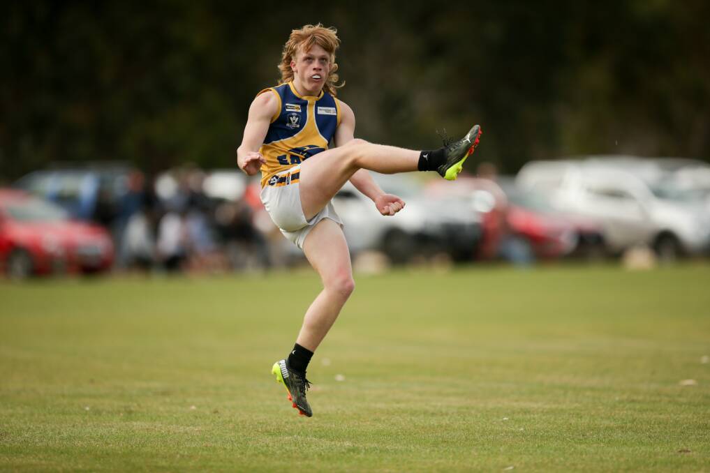 Judah Greene is part of North Warrnambool Eagles' forward line. Picture by Chris Doheny 