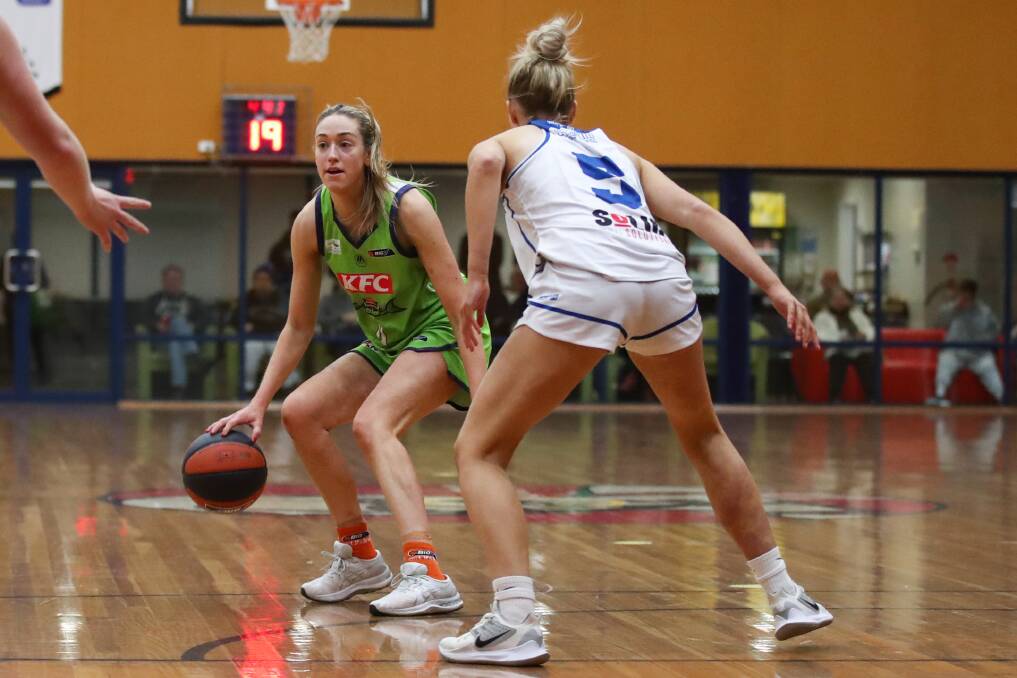 INSTANT IMPACT: Amy Wormald is important at both ends of the floor for Warrnambool Mermaids. Picture: Morgan Hancock 