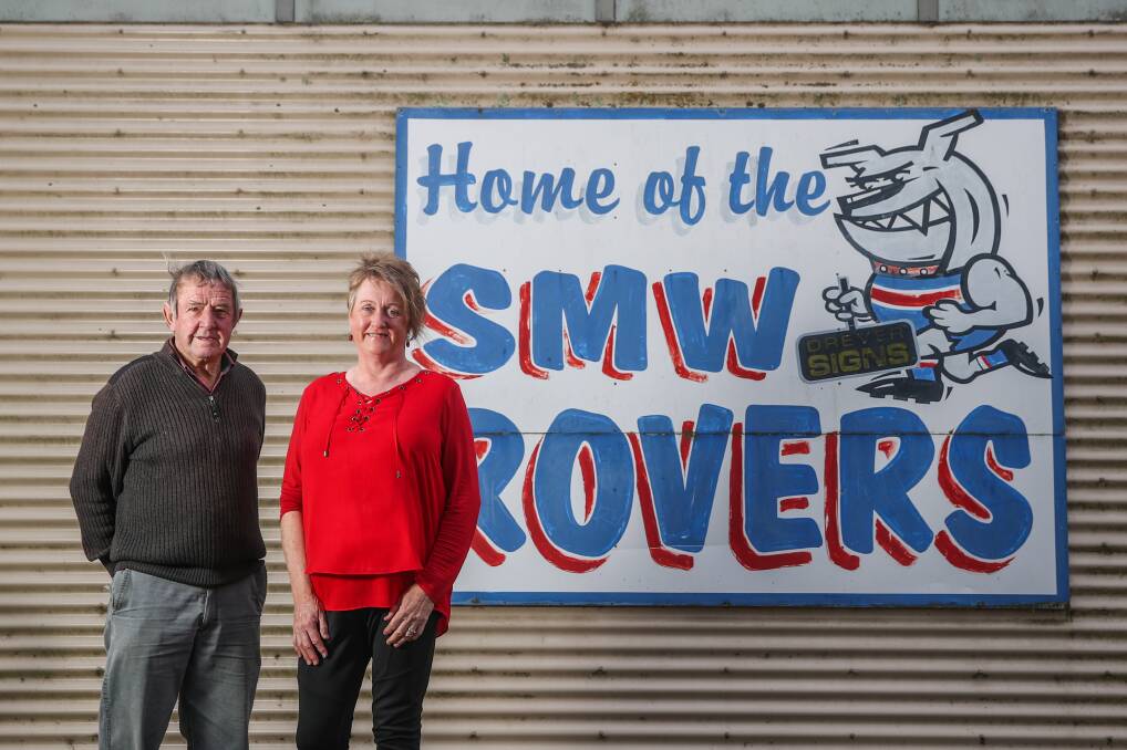 SPECIAL EFFORT: Conna Wilson and Karen McIntyre are eager to celebrate Mininera and District Football League's history. Picture: Morgan Hancock