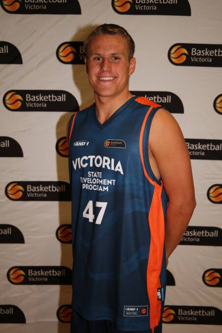 MUTLI-TALENTED: George Stevens, who also plays football, will represent Vic Country at the under 18 basketball national titles. 
