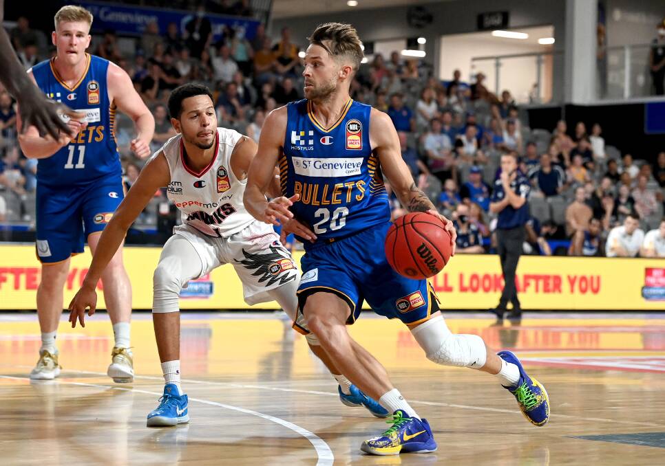 PLAYMAKER: Nathan Sobey is enjoying a strong season with NBL club Brisbane Bullets, averaging a career-high 25 points a game. He is also number one in the competition ahead of Perth Wildcats star Bryce Cotton (22). Picture: Getty Images