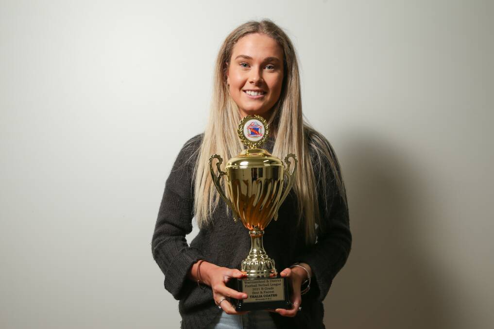 TOP YEAR: Nirranda's Thalia Coates won the WDFNL B grade best and fairest. Picture: Chris Doheny