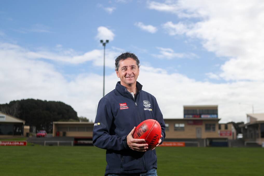 BACK IN BLUE: Matt O'Brien is excited to be leading Warrnambool's senior football side again in 2021. Picture: Morgan Hancock 
