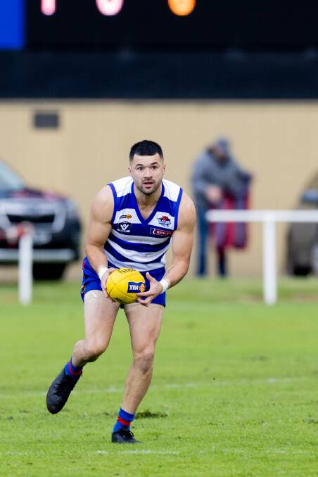 Gus Bourke is one of Terang Mortlake's more experienced players. Picture by Anthony Brady 