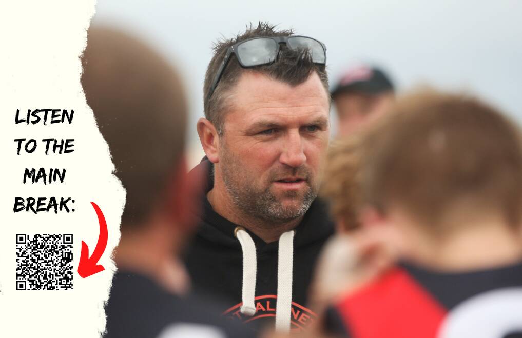 COACHING CAPER: Dan Casey spoke to The Main Break podcast about his passion for football. Picture: Meg Saultry 